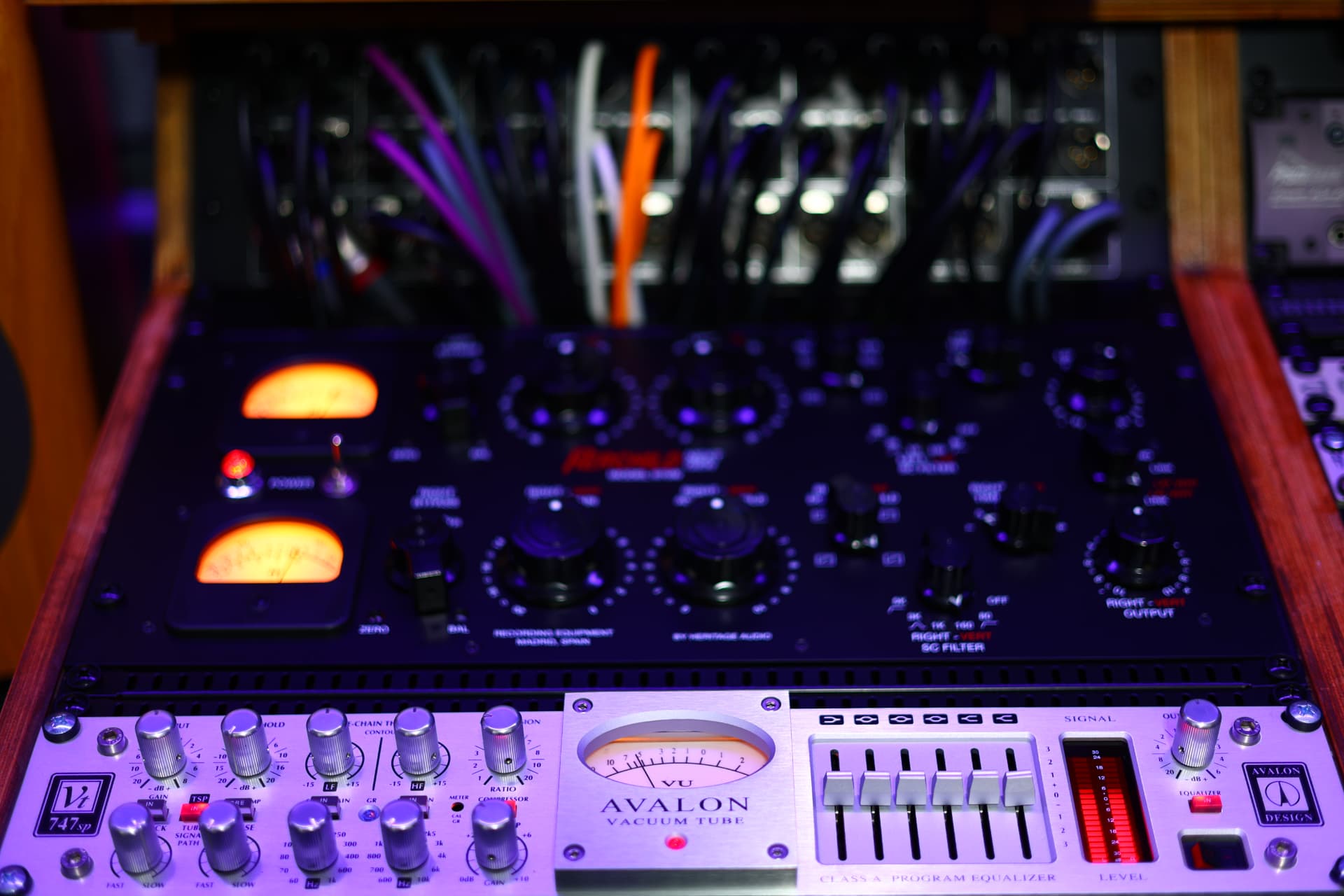 Avalon VT-747SP in the Dimension Mastering studio