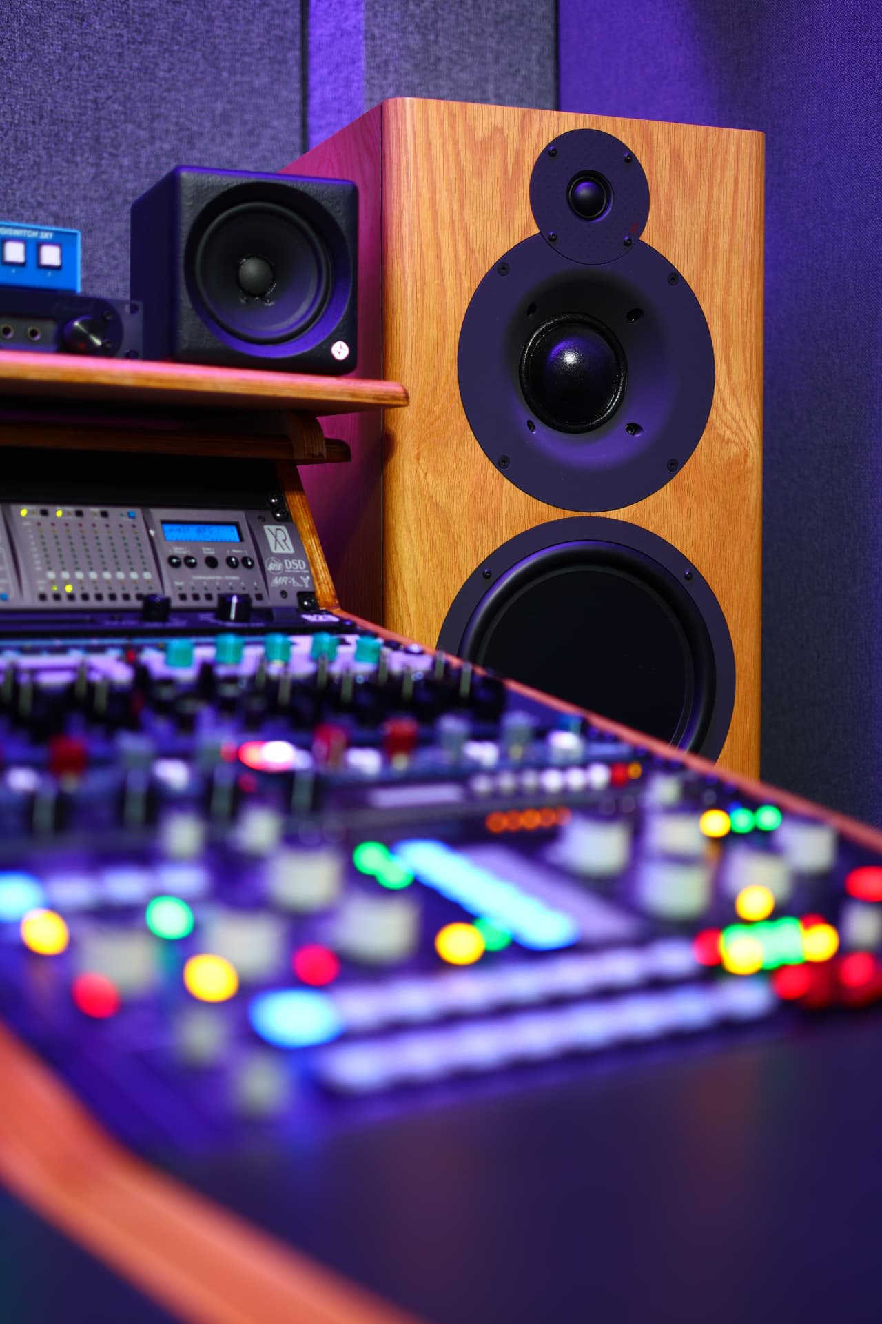 SSL Fusion in the Dimension Mastering studio